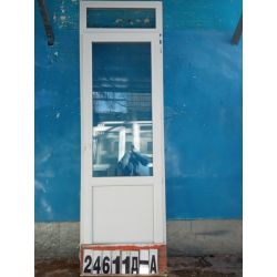 Пластиковые Двери Б/У 2450(в) х 770(ш) Балконные 