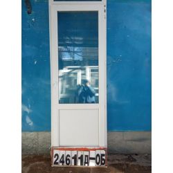 Пластиковые Двери Б/У 2180(в) х 770(ш) Балконные Неликвид