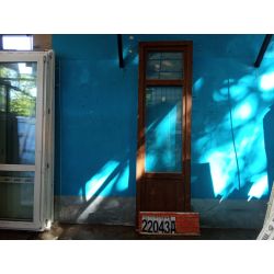 Пластиковые Двери Б/У 2430(в) х 700(ш) Балконные 